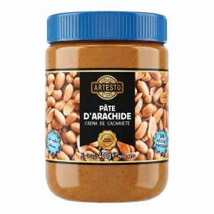 Artesto Pate dArachide Sans Sucre 400g – Beurre de Cacahuete
