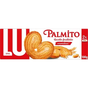 LU Palmito Caramelises 100g – Biscuits Feuilletés Caramélisés