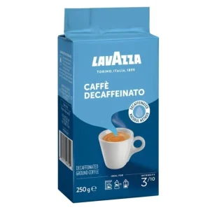 Lavazza Caffe Decaffeinato 250g – Cafe Moulu Decafeiné | Café Italien Sans Caféine