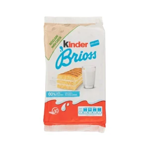 Kinder Brioss Con Latte x10 – Gateau Fourre au Lait | Goûter Moelleux