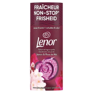 Lenor Parfum de Linge Jasmin & Rose de Mai 155g – Perles Parfumees pour Linge