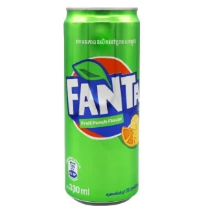 Fanta Boisson Gazeuse Gout Fruit Punch 330ml – Soda Fruit Punch