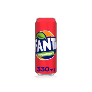 Fanta Boisson Gazeuse Gout Fraise 330ml – Soda Fraise