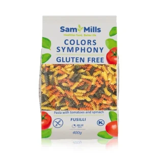 Sam Mills Pasta Espirales Tricolor Sans Gluten 400g – Pâtes Colorées