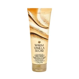 Bath & Body Works Warm Vanilla Sugar Body Cream 226g – Creme Corps Hydratante & Parfumée à la Vanille