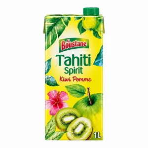 Boustane Tahiti Spirit Boisson Kiwi Pomme 1L – Boisson Fruitée Kiwi & Pomme