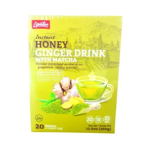Lipatea Boisson Instantanee Miel Gingembre Matcha 20 Sachets