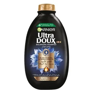 Garnier Ultra Doux Black Charcoal & Nigella Oil 400ml – Shampooing Equilibrant Purifiant