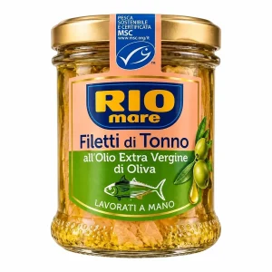 Rio Mare Filets de Thon à lHuile dOlive Vierge Extra 180g