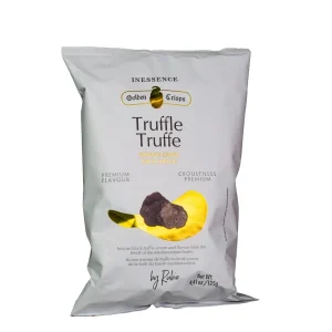 Inessence Golden Crisps Truffe Noire 125g – Chips de Pomme de Terre a la Truffe