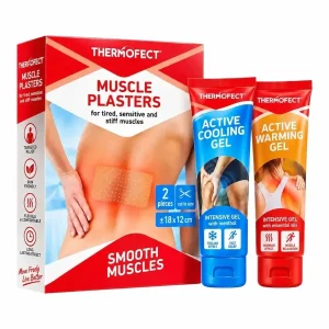 Thermofect Pack Soin Musculaire – 2 Patchs Chauffants + Gels Chauffant & Rafraichissant