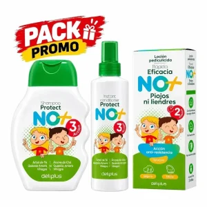 Deliplus No+ Pack Anti Poux – Shampooing Apres Shampooing & Lotion | Traitement Anti Poux