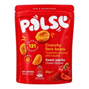 Palse Crunchy Fava Beans Sweet Paprika 85g – Snack de Feves Croquantes