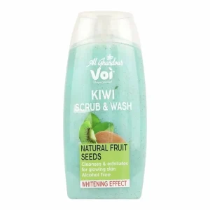 Voi Kiwi Scrub & Wash 400ml – Gommage & Gel Douche Exfoliant au Kiwi – Nettoyage & Peau Douce