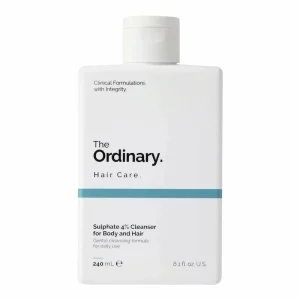 The Ordinary Sulphate 4% Cleanser for Body and Hair 240ml – Nettoyant Corps & Cheveux – Nettoyage Doux