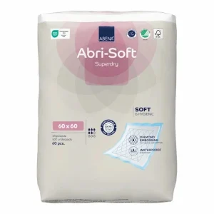 Abena Abri Soft Superdry Aleses Jetables 60x60cm – 60 Pieces | Protections de Lit Absorbantes