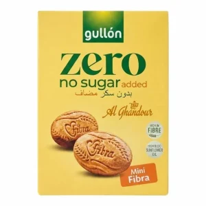 Gullon Zero Mini Fibra 250g – Biscuits Sans Sucres Ajoutés Riches en Fibres | Biscuits Croustillants