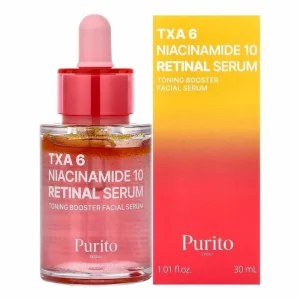 Purito Seoul TXA 6 Niacinamide 10 Retinal Serum 30ml – Serum Visage Anti Taches & Eclat | Soin Unifiant et Illuminateur