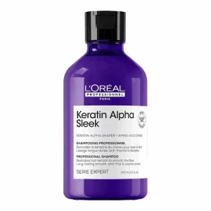 LOreal Professionnel Serie Expert Keratin Alpha Sleek Professional Shampoo 300ml – Shampooing Lissant Anti Frisottis
