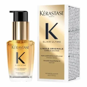 Kerastase Elixir Ultime LHuile Originale Camelia Sauvage 30ml – Huile Capillaire Nourrissante & Brillance | Anti Frisottis