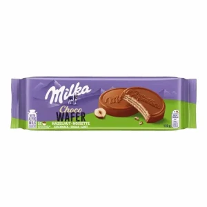 Milka Choco Wafer Hazelnut 150g – Gaufrettes au Chocolat & Noisettes