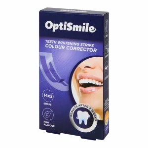 OptiSmile Bandes de Blanchiment Dentaire Colour Corrector 14×2 – Bandes Blanchissantes