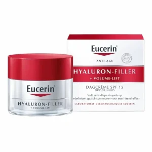 Eucerin Hyaluron Filler + Volume Lift Soin de Jour SPF 15 50ml – Crème Anti Age Raffermissante