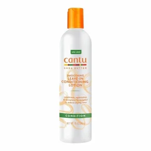 Cantu Shea Butter Lotion Capillaire Sans Rinçage Lissante 284g – Soin Hydratant Cheveux Bouclés