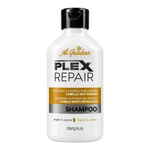 Deliplus Plex Repair Shampooing Argan & Jojoba 400ml – Reparation & Soin des Cheveux