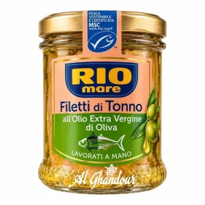 Rio Mare Filets de Thon à lHuile dOlive Vierge Extra 180g