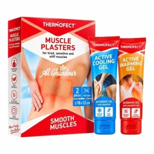 Thermofect Pack Soin Musculaire – 2 Patchs Chauffants + Gels Chauffant & Rafraichissant